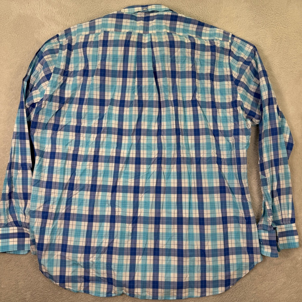 Gitman Bros Mens 2XL Plaid Button Down Long Sleeve Shirt‎ Made in USA Preppy EUC - Picture 7 of 7